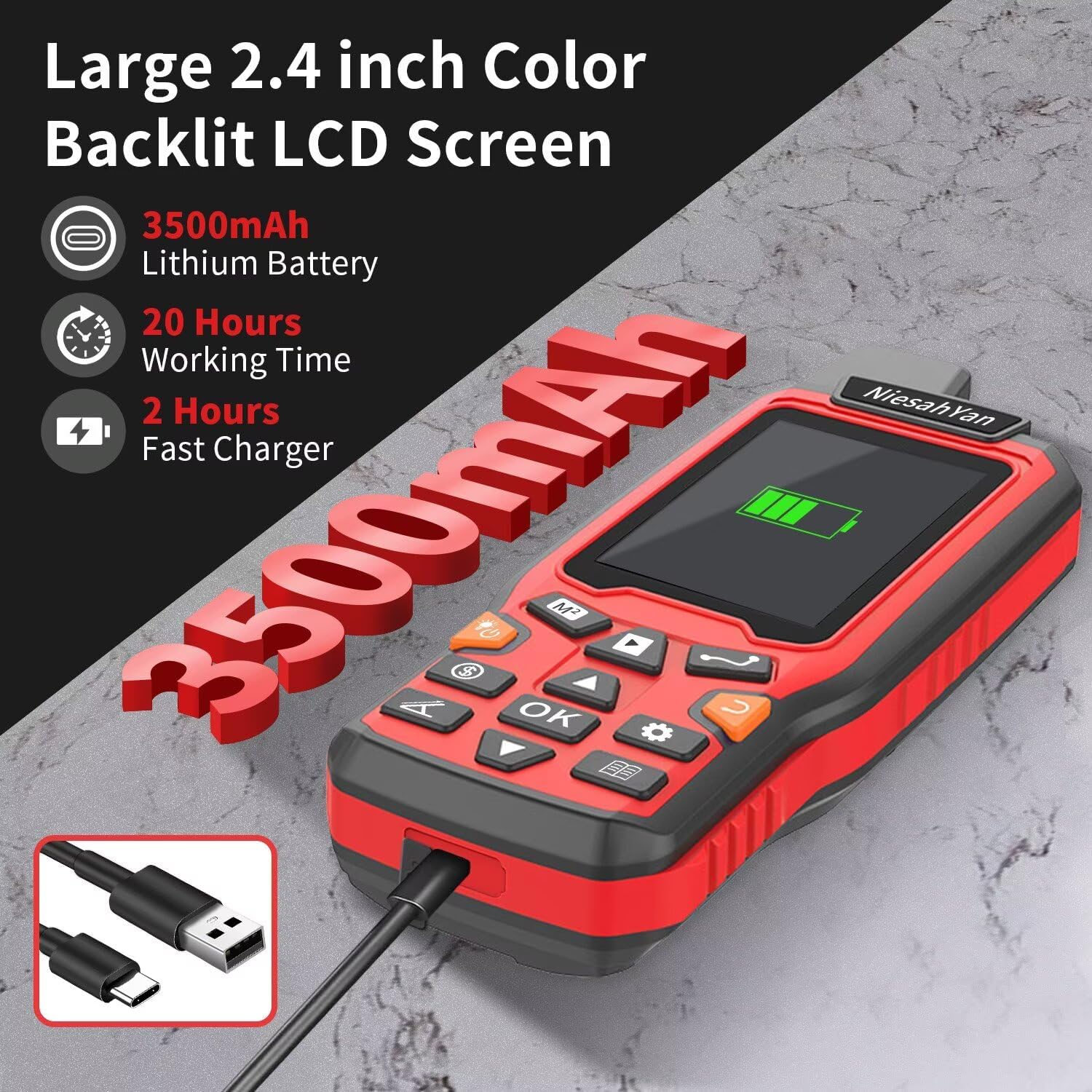 ZL180 Handheld GPS for Surveying, High Precision Rugged Land Surveying Equipment for Ranches, Garden, Farmland and Parking Area Distance Measurement - Image 7